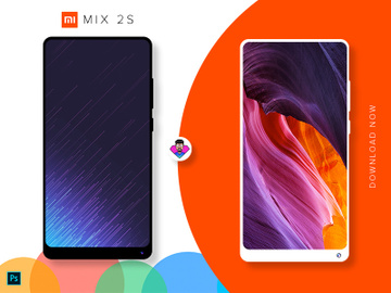 Mi Mix 2S Mockup preview picture