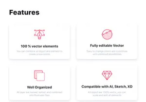 [Part 19] Website illustrations set