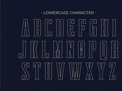 Varsity Holiday - Condensed Slab Serif