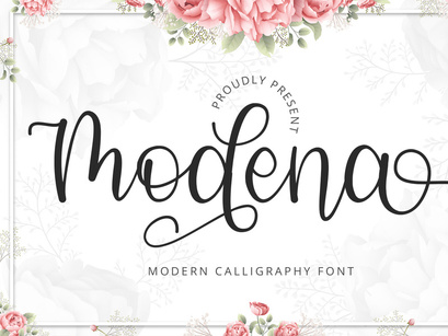 Modena - Modern Calligraphy Font