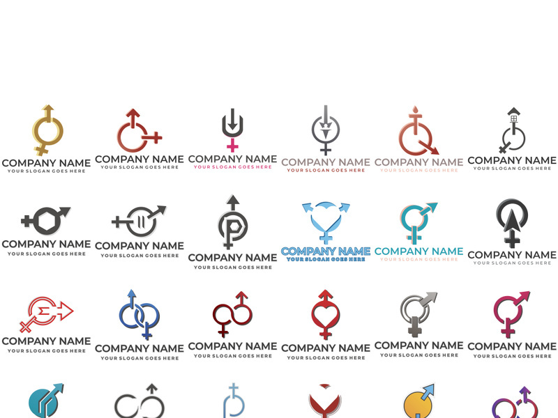 Gender logo design