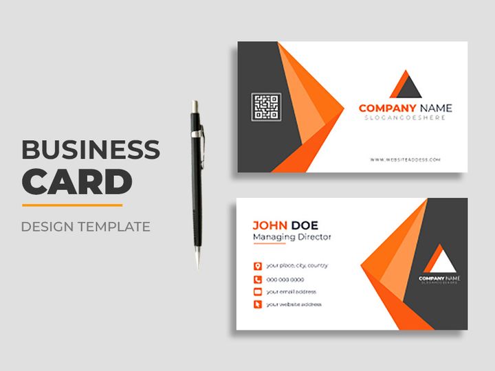 Corporate Business Card Template Ver-18