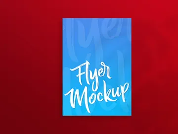 Corporate a4 flyer mockup preview picture