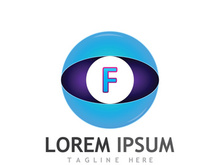 Modern F initial letter logo.