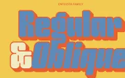 Entuista - Chunky Display Typeface (FREE)