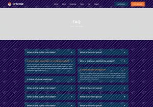 NFT Portfolio and Landing Page Figma Template
