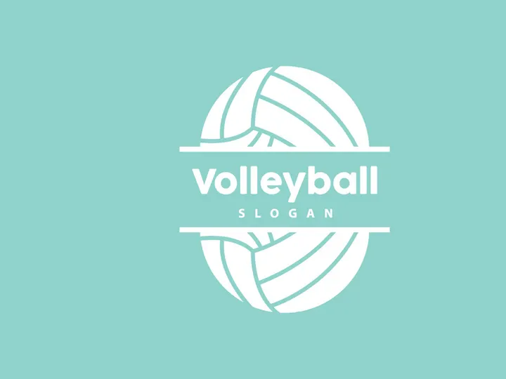 Volleyball Logo, Sport Simple Design, World Sports Tournament Vector, Illustration Symbol Icon