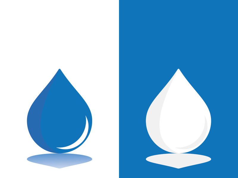 Background water drop logo icon vector illustration