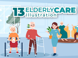 13 Elderly Care Services Illustration preview picture