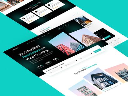 InState - Real Estate Landing Page Design