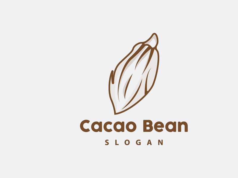 Cacao Logo, Cocoa Fruit Plant Logo