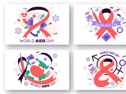 10 World AIDS Day Illustration