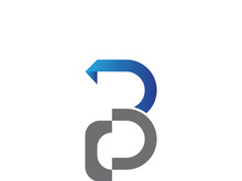 B letter logo template vector illustration