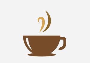 Coffee cup Logo  coffee shop vector icon design