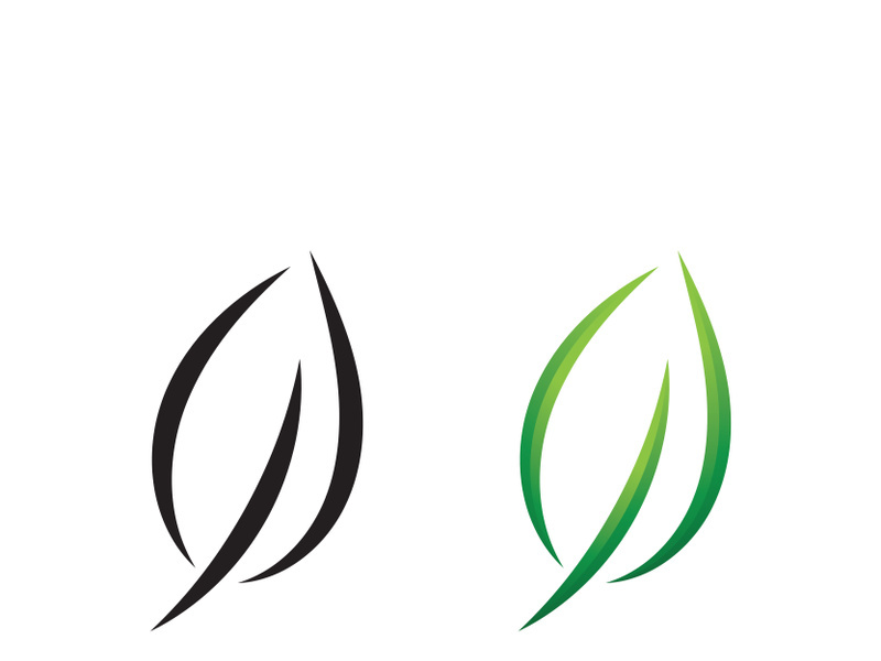 Ecology icon green leaf vector illustration design