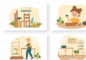 14 Woodworking Illustration