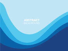 Blue wave water background wallpaper vector