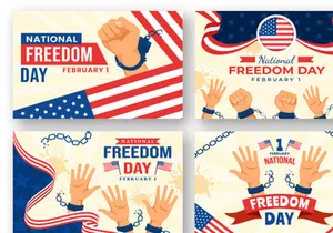 16 National Freedom Day Illustration