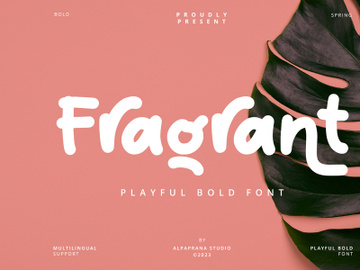 Fragrant - Playful Font preview picture