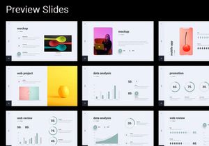 LYMO - Minimal Googleslide Presentation Template
