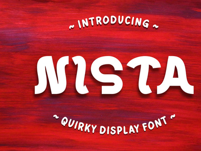 Nista - Quirky Display Font