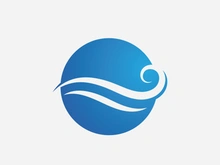 Water Wave symbol and icon Logo vector