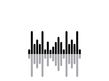 Equalizer Sound waves vector illustration design template preview picture