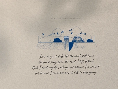 Single Whimney | Handwritten Script