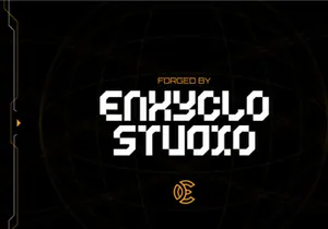 CYKLONE - Futuristic Display Font