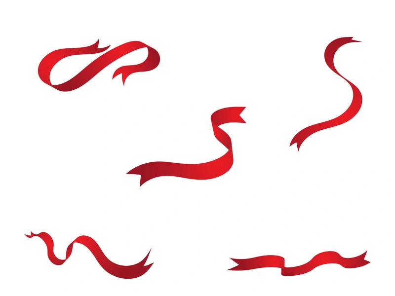 Ribbon illustration design