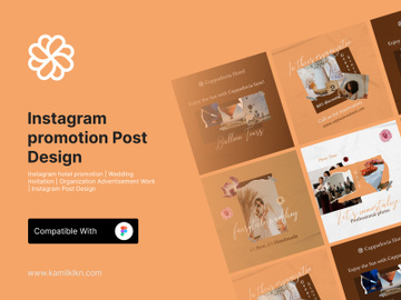 Instagram hotel promotion | Wedding Invitation | Organization Advertisement Work | Instagram Post Design preview picture