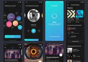 Aura Music Service UI Kit