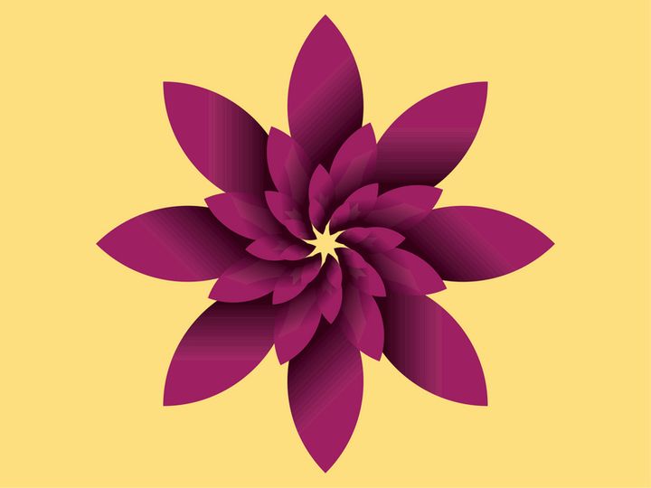 Elegant Flower design in Adobe illustrator