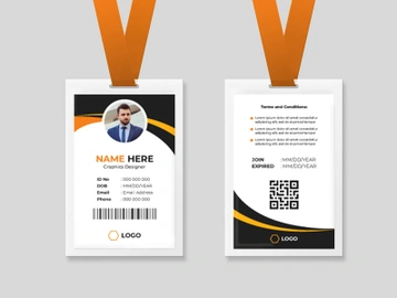 Corporate ID Card Template Ver-6 preview picture