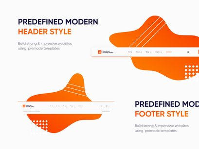 Denvikel - Travel blog design template PSD