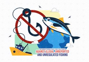 10 Illegal and Unregulated Fishing Illustration