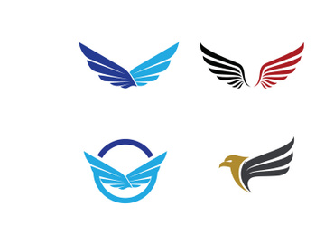 Wing Bird logo images illustration design preview picture