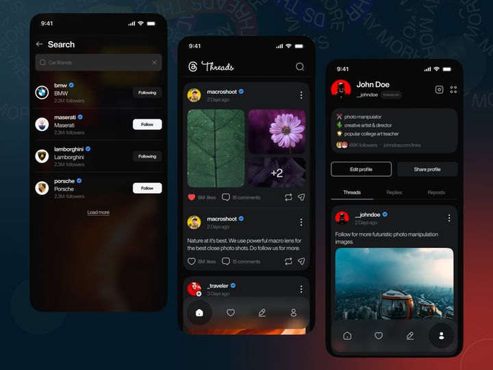 Threads app redesign