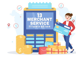 13 Merchant Service Illustration preview picture