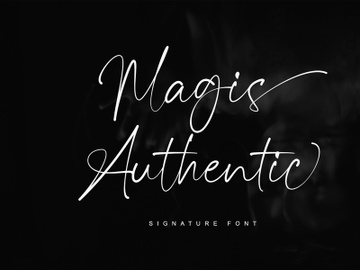 Magis Authentic - Signature Font preview picture