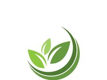 Logos of green tree leaf ecology nature element vector