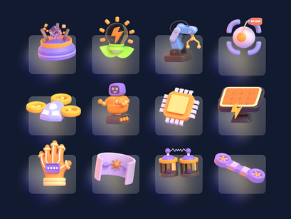 Future Technology - 3D Icons