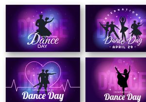 12 International Dance Day Illustration