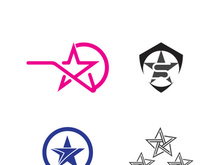 Star vector icon illustration design template