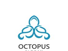 Octopus logo image design icon illustration animal vector