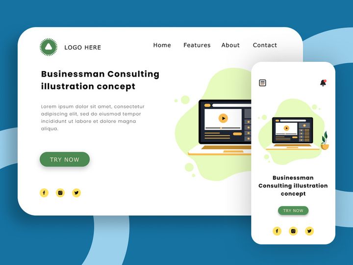 Blogger Content Creator concept