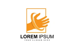 Hand Logo, Teamwork Vector Design