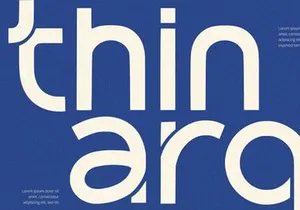 Glacier - Display Font