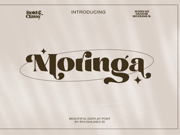 Moringa Display Font preview picture