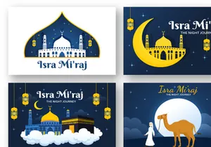 13 Happy Isra Miraj Illustration